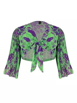 Кардиган Yoek Bolero, зеленый