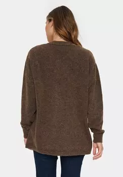 Кардиган ZANETT OPEN Saint Tropez, темно-коричневый