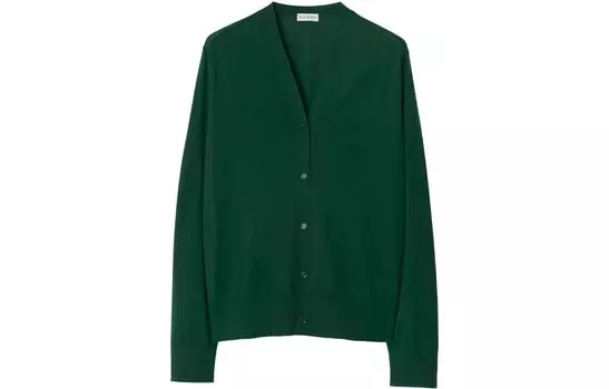 Кардиган женский Burberry Fine-knit, темно-зеленый