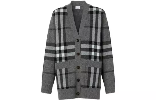 Кардиган женский Burberry кашемировый, серый
