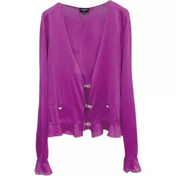 Кардиган женский Chanel, фиолетовый