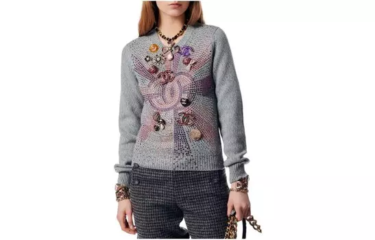 Кардиган женский Chanel, серый