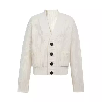 Кардиган женский Deep Breath с длинными рукавами, белый