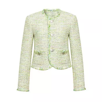 Кардиган женский Deep Breath с круглым вырезом, зеленый