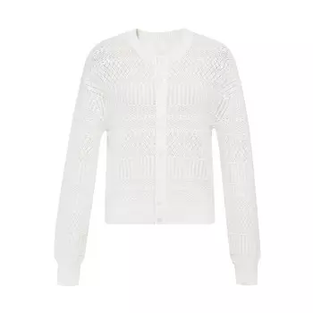 Кардиган женский Deep Breath с полой текстурой, хаки