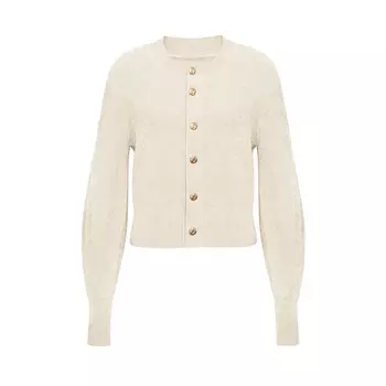 Кардиган женский Deep Breath с пуговицами и заниженными рукавами, черный