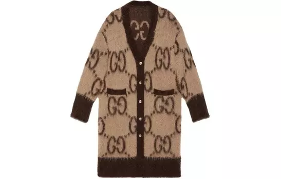 Кардиган женский Gucci, коричневый