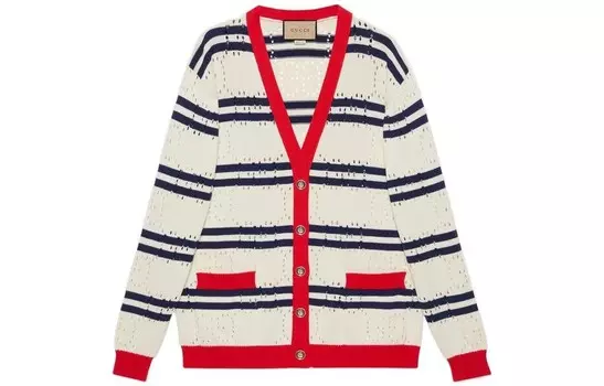 Кардиган женский Gucci, красный / белый