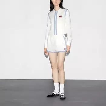 Кардиган женский Gucci на молнии, белый