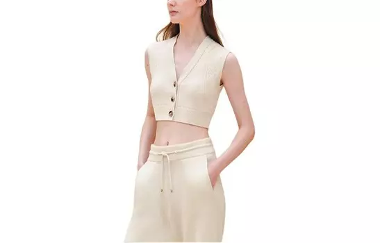 Кардиган женский Hermes короткий, белый