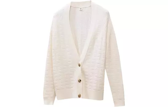 Кардиган женский Hermes, серый / белый
