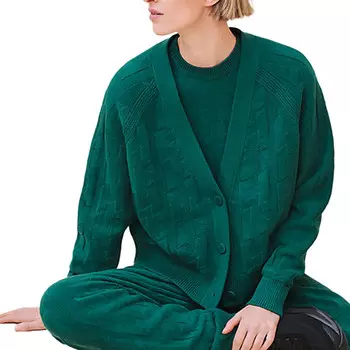 Кардиган женский Hermes, зеленый