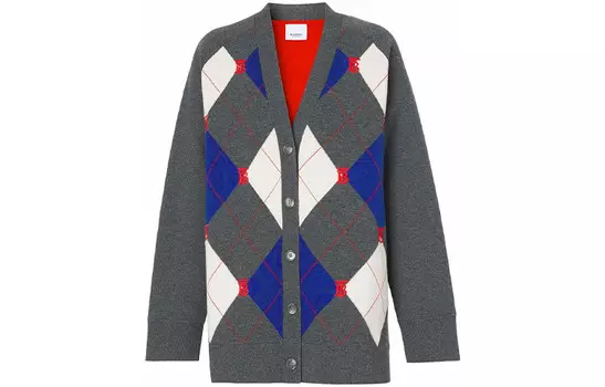 Кардиган женский кашемировый Burberry, серый