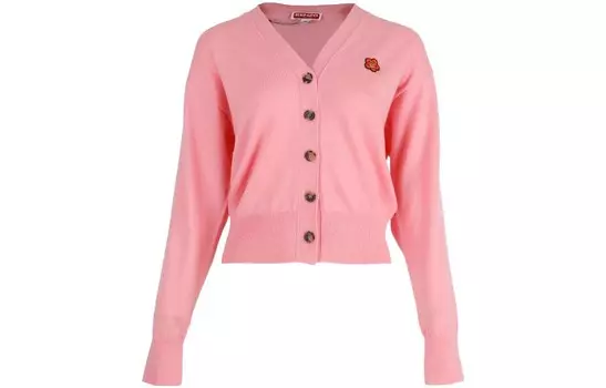 Кардиган женский Kenzo короткий, розовый