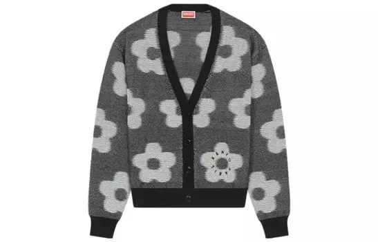 Кардиган женский Kenzo, серый / белый