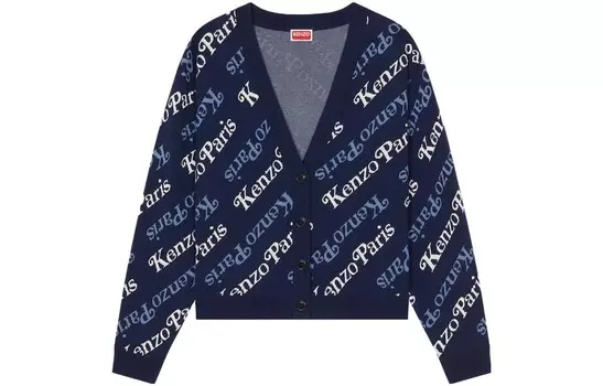 Кардиган женский Kenzo, темно-синий / белый
