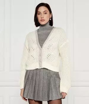 Кардиган женский Liu Jo ажурный короткий, экрю
