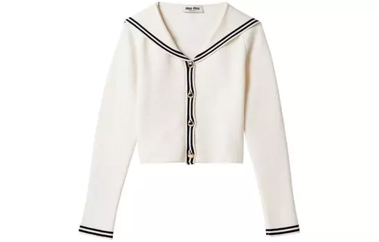 Кардиган женский Miu Miu, белый