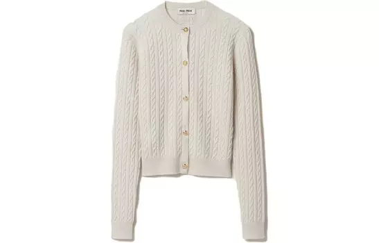 Кардиган женский Miu Miu, белый