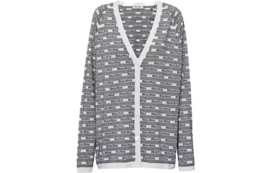 Кардиган женский Miu Miu, черный