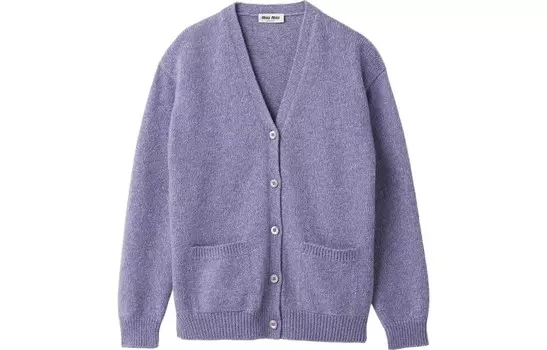 Кардиган женский Miu Miu, фиолетовый