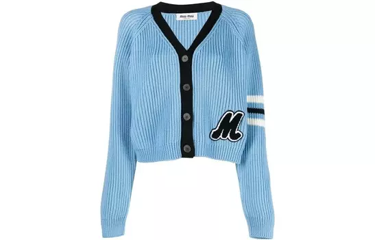 Кардиган женский Miu Miu, небесно-голубой