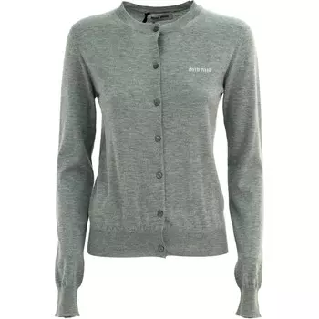 Кардиган женский Miu Miu, пыльно-зеленый