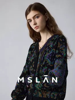 Кардиган женский Mslan вязаный, черный