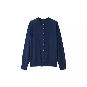 Кардиган женский Muji с длинными рукавами, черный