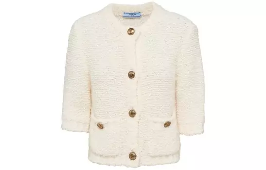 Кардиган женский Prada, белый