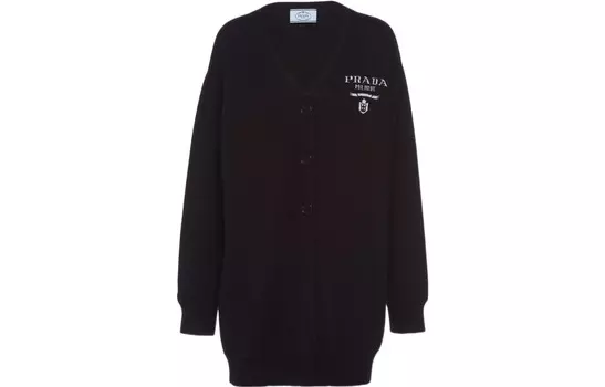 Кардиган женский Prada кашемировый, черный