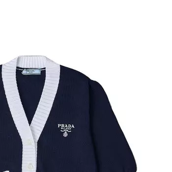 Кардиган женский Prada, темно-синий
