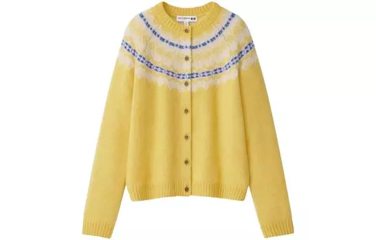 Кардиган женский Uniqlo, желтый