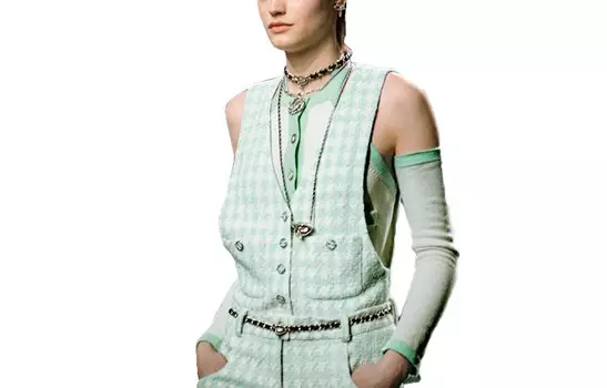 Кардиган женскийChanel, светло-зеленый