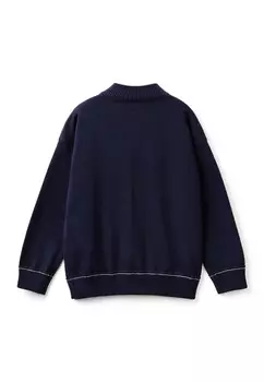 Кардиган ZIP-UP United Colors of Benetton, синий