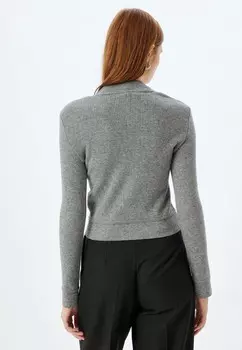 Кардиган ZIPPERED Koton, серый