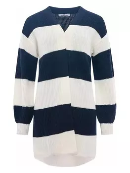 Кардиган Zwillingsherz Katja, цвет wei/dunkelblau