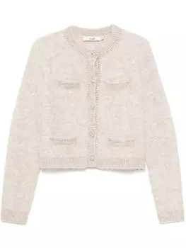 Кардиганы с круглым вырезом B+ab, коричневый