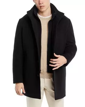 Кардинал Канады Mont Royal Пальто стандартного кроя из шерсти и кашемира Cardinal Of Canada, черный