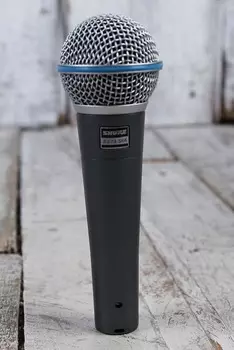 Кардиоидный динамический вокальный микрофон Shure BETA 58A Handheld Supercardioid Dynamic Microphone