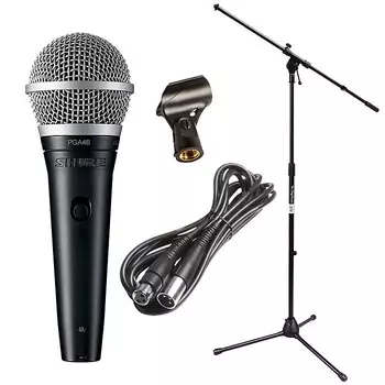 Кардиоидный динамический вокальный микрофон Shure PGA48-XLR