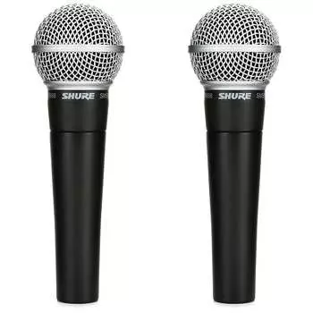 Кардиоидный динамический вокальный микрофон Shure SM58-LC-2pk