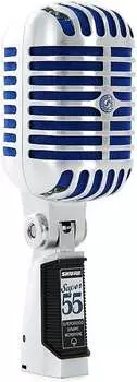 Кардиоидный динамический вокальный микрофон Shure Super 55 Deluxe Supercardioid Dynamic Microphone