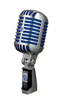 Кардиоидный динамический вокальный микрофон Shure Super 55 Deluxe Supercardioid Dynamic Microphone