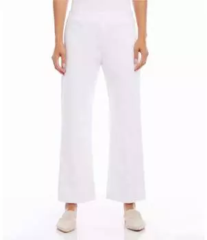 Karen Kane Укороченные широкие брюки, белый