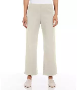 Karen Kane Укороченные широкие брюки, бежевый