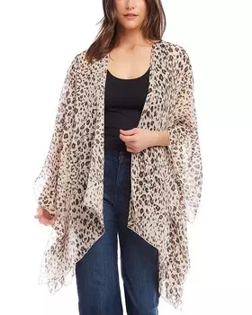 Карен Кейн Куртка с открытым передом Karen Kane, мультиколор