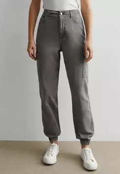 Карго с манжетами New Look, Чино New Look, серый