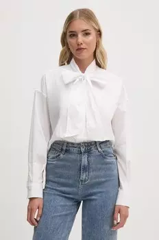 КАРИМА хлопковая рубашка Pepe Jeans, белый