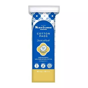 Karisma Ватные круглые подушечки 80 подушечек, White